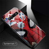 Funda de cristal templado para samsung de Spiderman