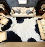 Alfombra de franela estilo leopardo