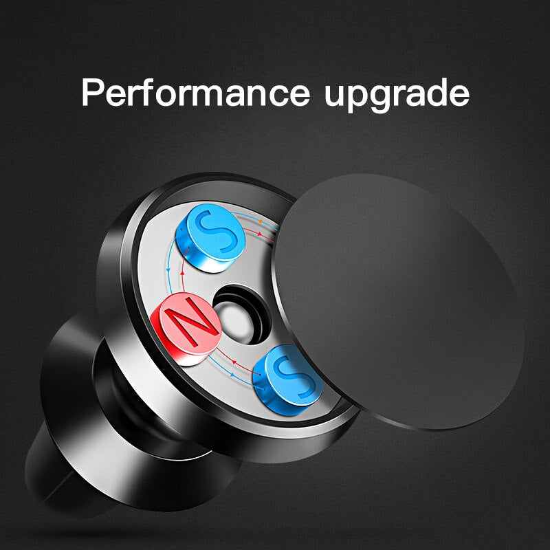 Soporte de salida de aire magnético para coche Universal para Apple iPhone Samsung Huawei Xiaomi Oneplus 360 soporte giratorio para teléfono inteligente