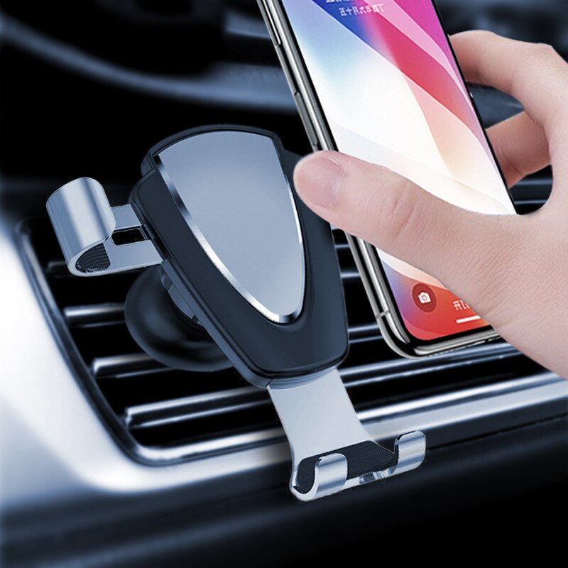 Soporte de teléfono Universal para coche para teléfono soporte de ventilación de aire para coche sin soporte magnético para teléfono inteligente para iPhone Samsung soporte de gravedad