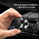 Soporte de salida de aire magnético para coche Universal para Apple iPhone Samsung Huawei Xiaomi Oneplus 360 soporte giratorio para teléfono inteligente