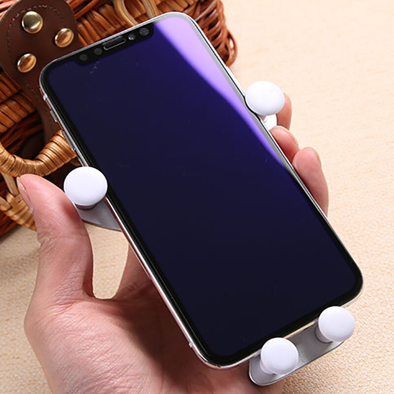 Soporte Universal para teléfono de coche para iPhone Samsung Huawei Air Vent Smart Phone Stand para Xiaomi Oneplus soporte de gravedad No magnético